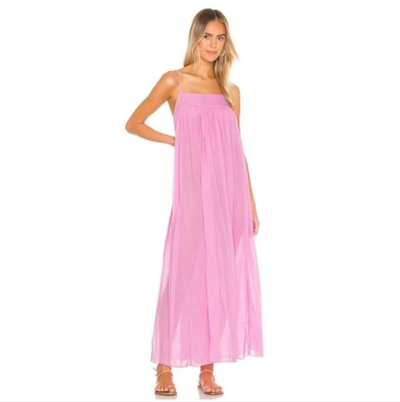 Free People Dresses & Skirts - NEW Free People Women's On My Own Maxi Slip Dress, Pink, S